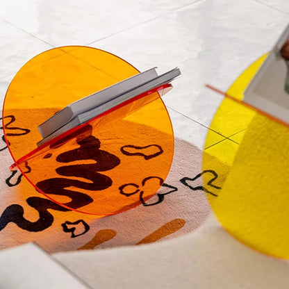 Färgad akrylbokställ lagringshylla | Veska