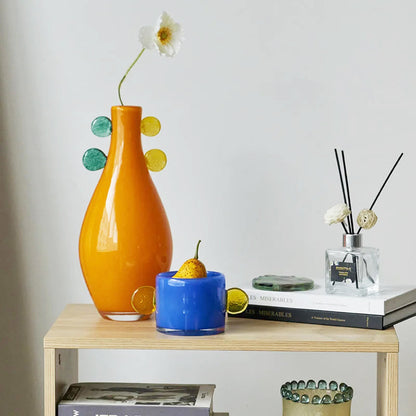 Färgad Globe Handtag Glasburk Vaskollektion | Veska
