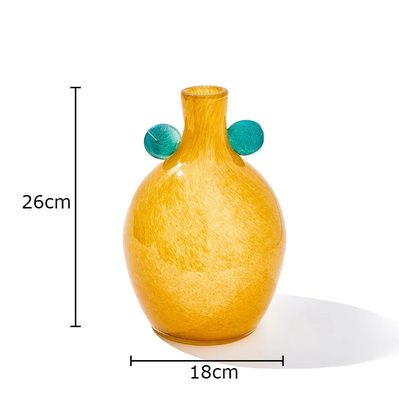 Färgad Globe Handtag Glasburk Vaskollektion | Veska