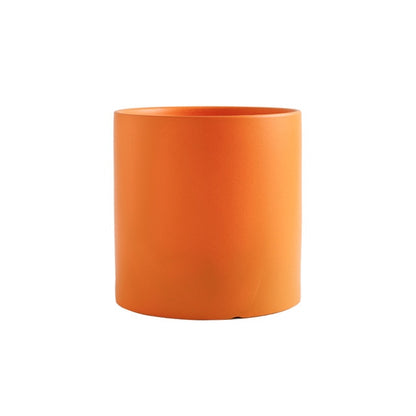 Färgad ton, 7.6 cm, liten keramikkruka för suckulenter | Veska Orange