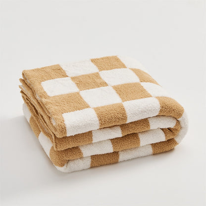 FÄRGFULL RUTIG PLÄD | Veska Beige