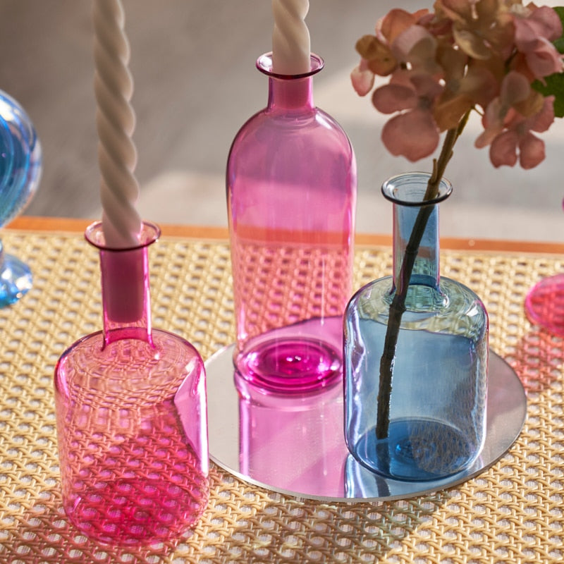 Färgglad Bud Glasvas | Veska