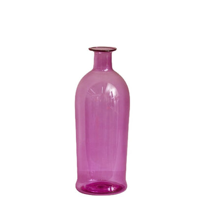 Färgglad Bud Glasvas | Veska Lila Rosa - Lång
