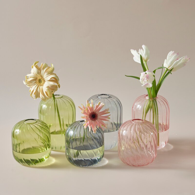 Färgglad Glas Glob Vaso | Veska