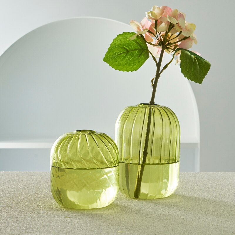 Färgglad Glas Glob Vaso | Veska