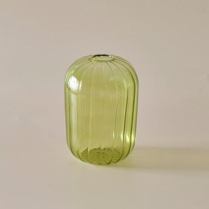 Färgglad Glas Glob Vaso | Veska Lime Tall