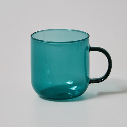 Färgglad Glas Mugg | Veska Sjön Grön 350ml