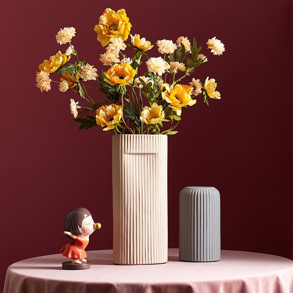 Färgglad keramisk Veskaompott i modern design | Veska