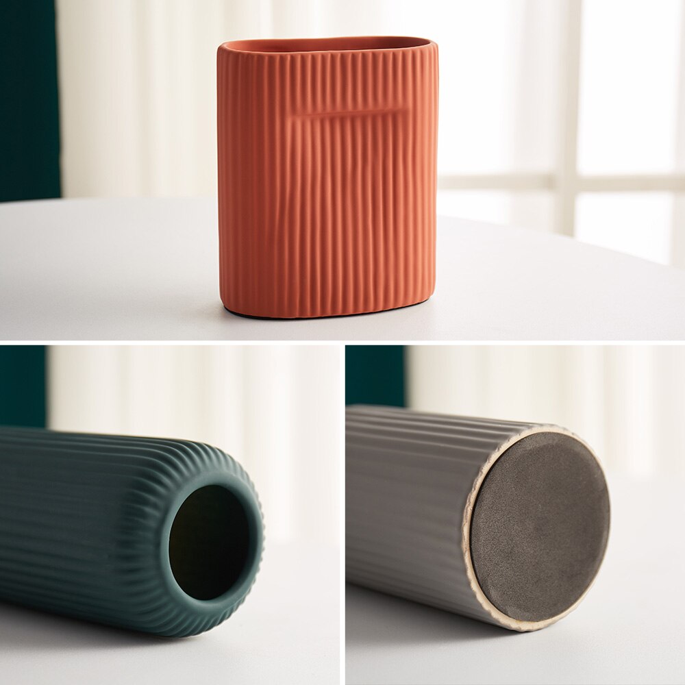Färgglad keramisk Veskaompott i modern design | Veska
