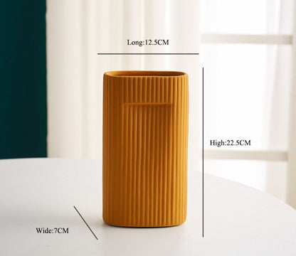 Färgglad keramisk Veskaompott i modern design | Veska
