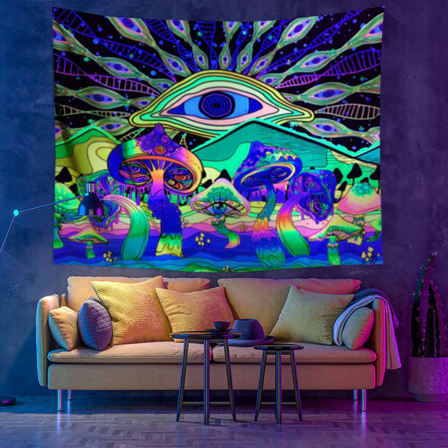 Färgglad Luminös Tapestry | Veska GTMG (53)