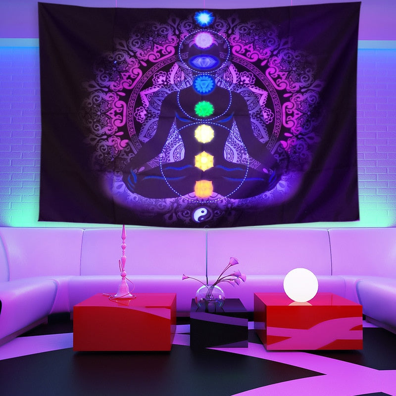Färgglad Luminös Tapestry | Veska