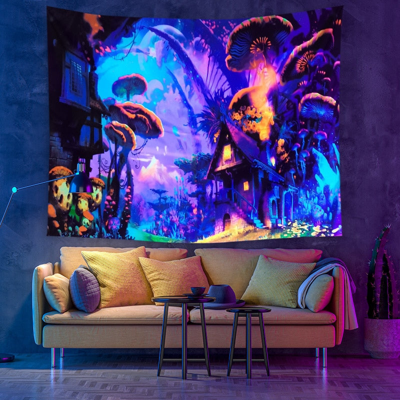Färgglad Luminös Tapestry | Veska
