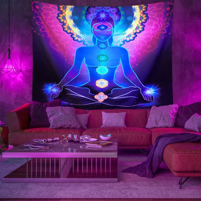 Färgglad Luminös Tapestry | Veska