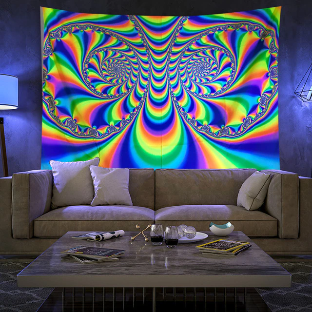 Färgglad Luminös Tapestry | Veska