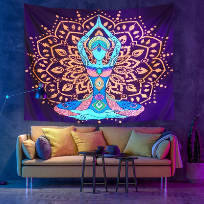 Färgglad Luminös Tapestry | Veska
