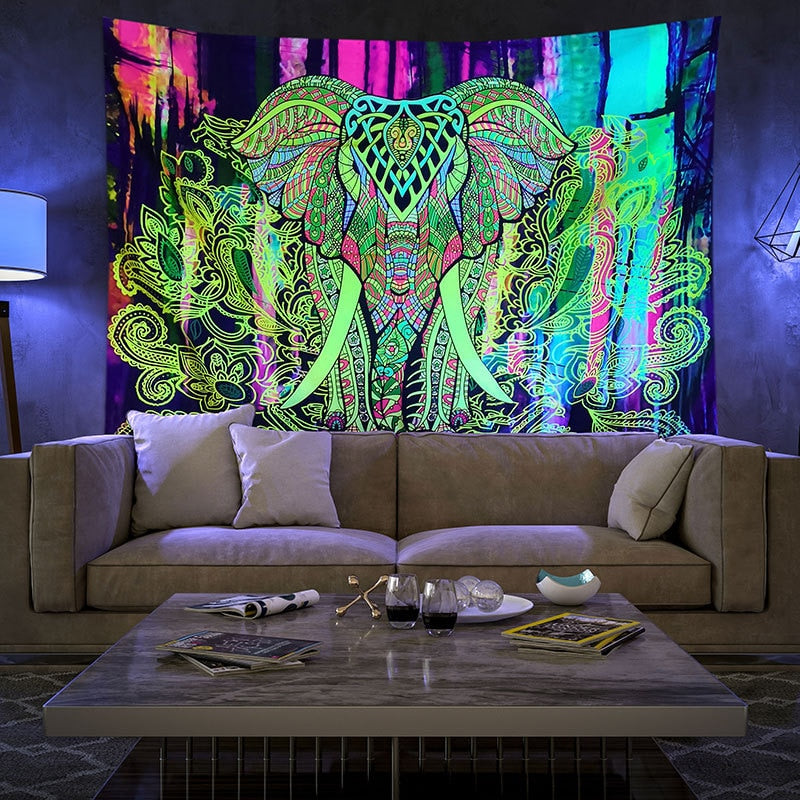 Färgglad Luminös Tapestry | Veska