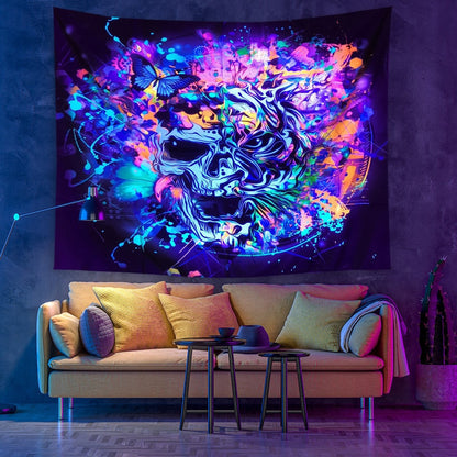 Färgglad Luminös Tapestry | Veska
