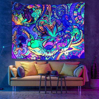 Färgglad Luminös Tapestry | Veska