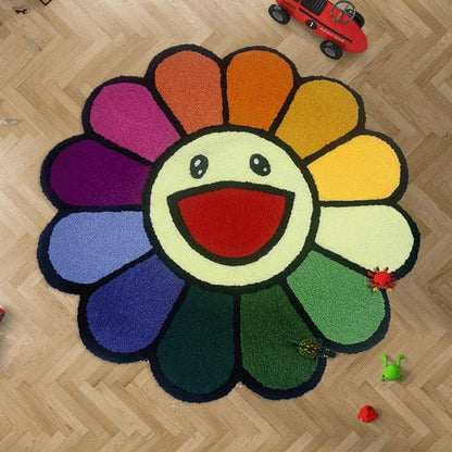 Färgglad Solrosmatta | Veska