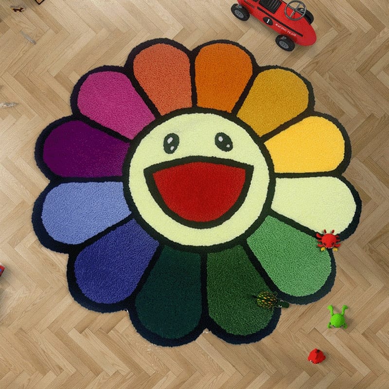 Färgglad Solrosmatta | Veska
