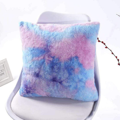 Färgglad Tie Dyed Kuddöverdrag | Veska 42x45cm 16.5"x17.7" Blå