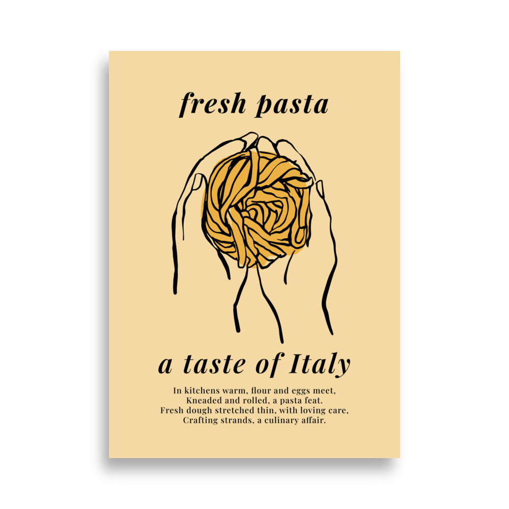 Färsk Pasta, Italiens Smak | Veska 50×70 cm