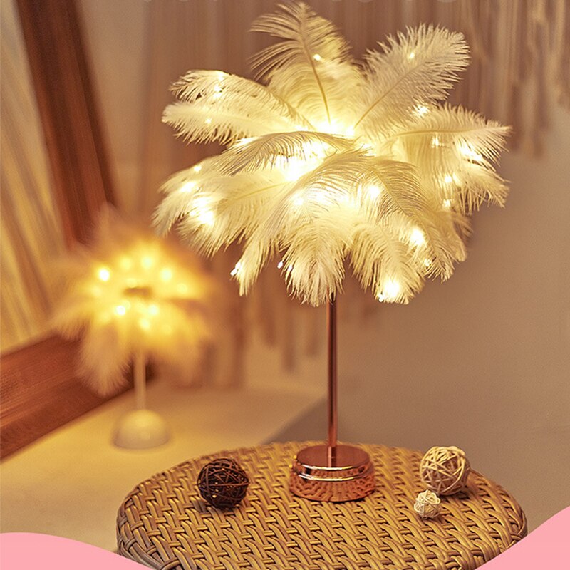 Feather Palm Creative Bordslampa | Veska