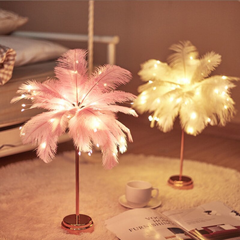Feather Palm Creative Bordslampa | Veska