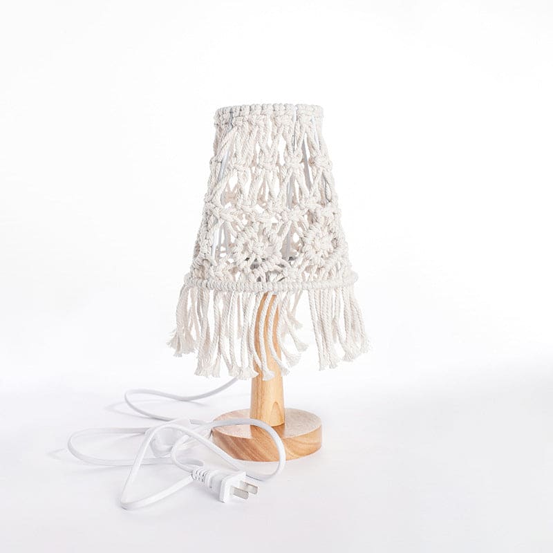 FeatherGlow Bordslampa – Lyx Bordslampa med Förenklad Design Veska Vit A