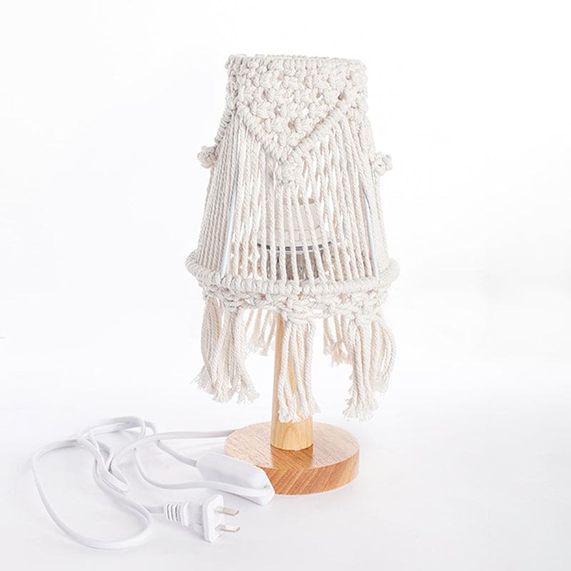FeatherGlow Bordslampa – Lyx Bordslampa med Förenklad Design Veska Vit B
