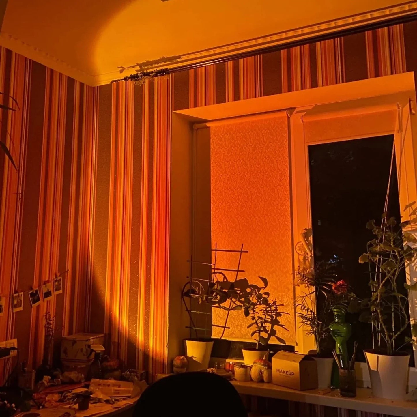 Femton färger solnedgångsprojektor bordslampa | Veska
