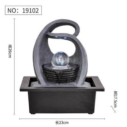 FengShui Harpiks Dekorativ Vattenfontän | Veska 19102