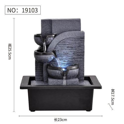FengShui Harpiks Dekorativ Vattenfontän | Veska 19103