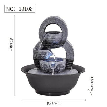 FengShui Harpiks Dekorativ Vattenfontän | Veska 19108
