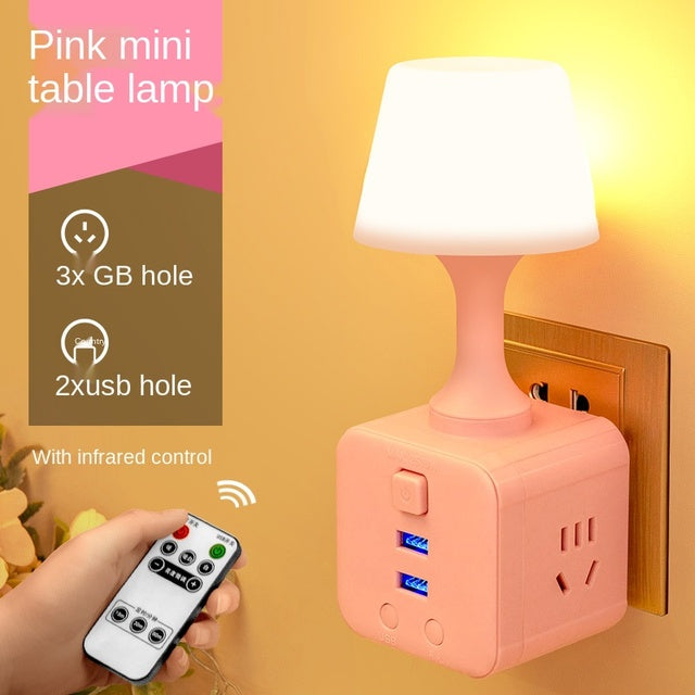 Fjärrkontroll Luminös Nattlampa | Veska Rosa