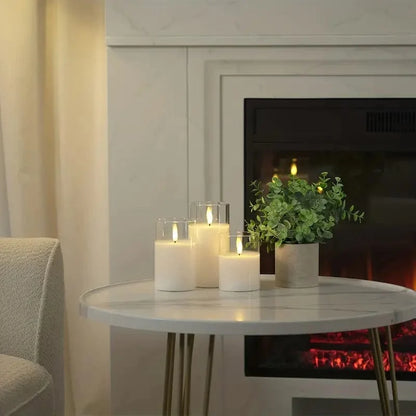 Flameless ljus set om 3 | Veska