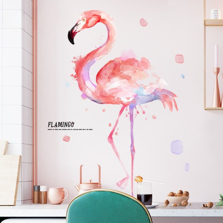 Flamingo Väggdekaler för Barnrum Hem | Veska