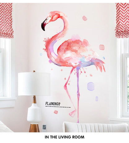 Flamingo Väggdekaler för Barnrum Hem | Veska