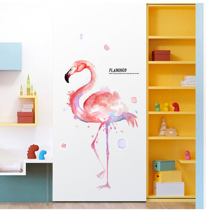Flamingo Väggdekaler för Barnrum Hem | Veska