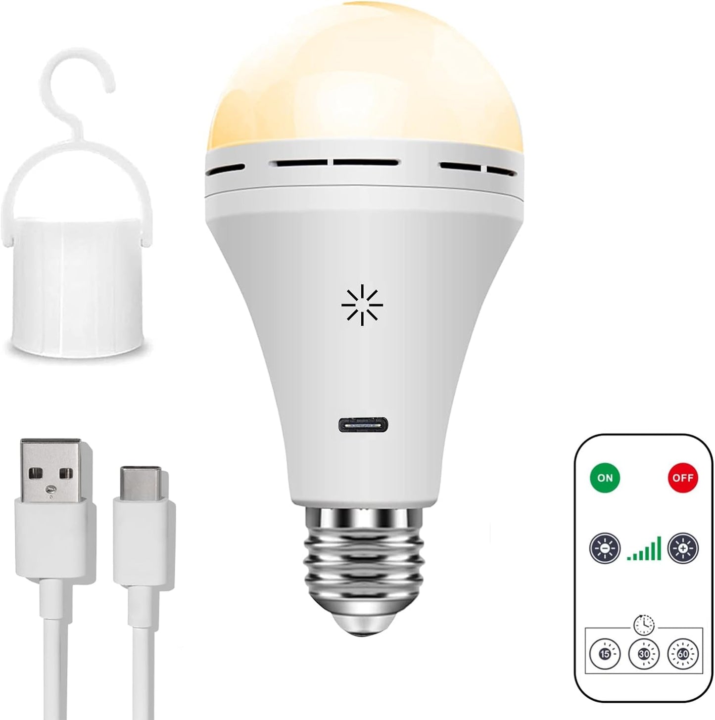 FlexiLight Uppladdningsbar LED Bordslampa – Trådlös, Dämpbar & Bärbar Inomhus Utomhusbelysning | Veska