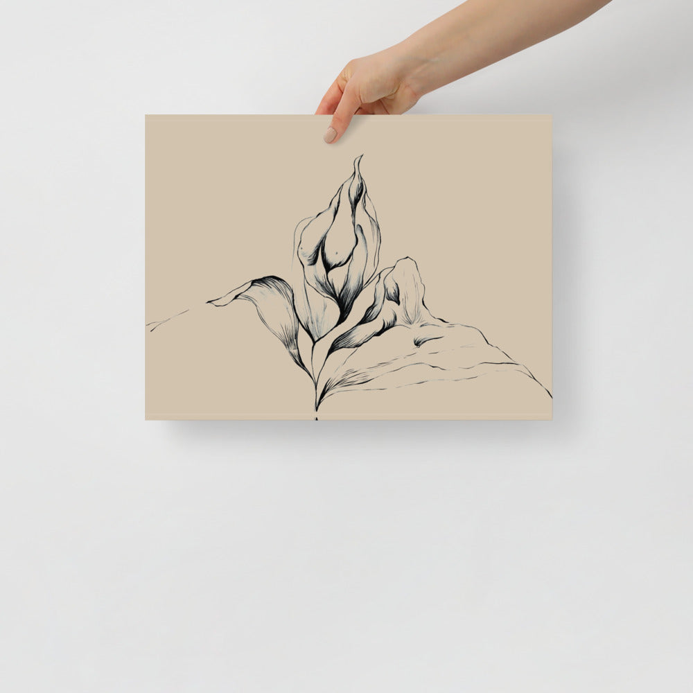 Floral Body Wall Art | Veska