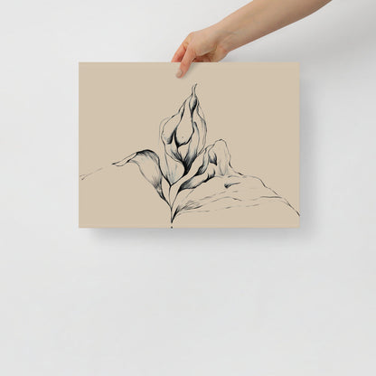 Floral Body Wall Art | Veska