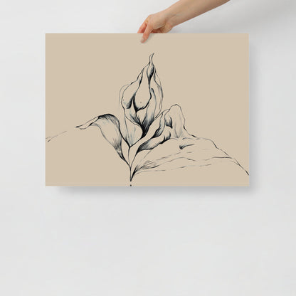 Floral Body Wall Art | Veska 18×24