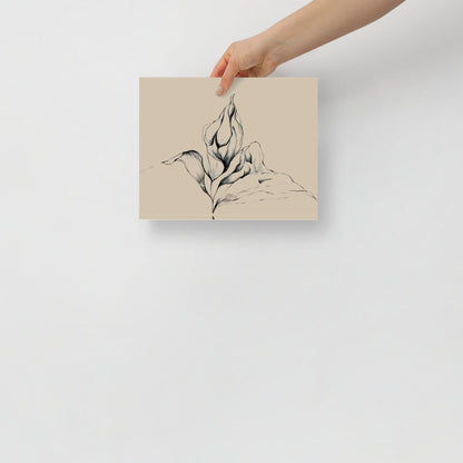 Floral Body Wall Art | Veska 8×10