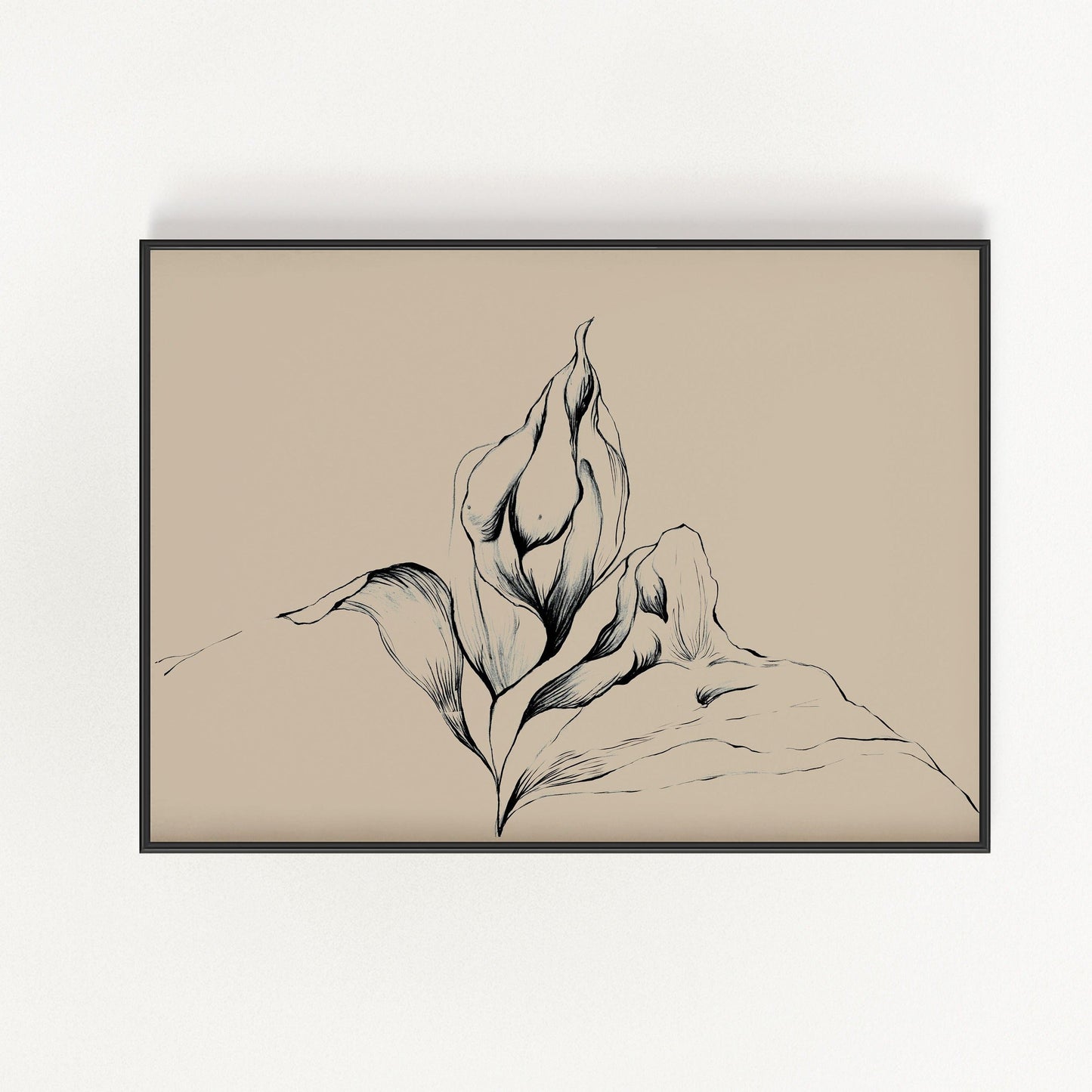 Floral Body Wall Art | Veska 12×16