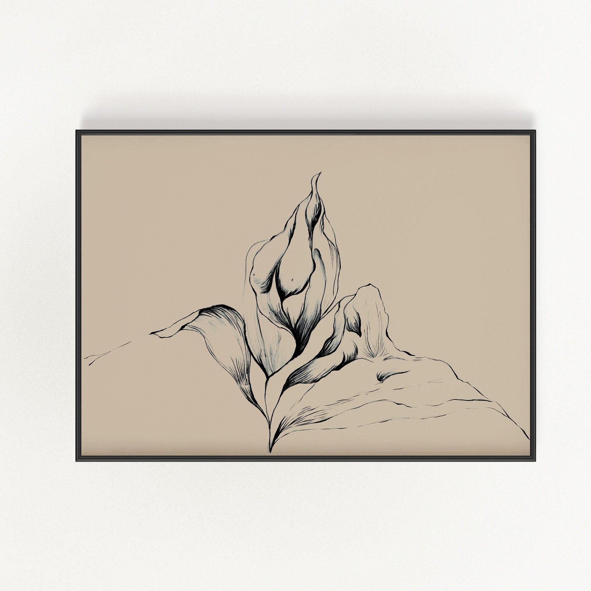 Floral Body Wall Art | Veska 12×16