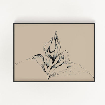 Floral Body Wall Art | Veska 12×16