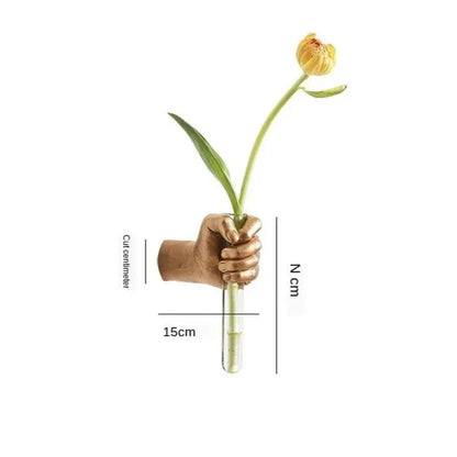 Flower Grab Väggvas | Veska