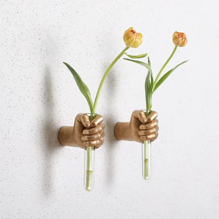 Flower Grab Väggvas | Veska